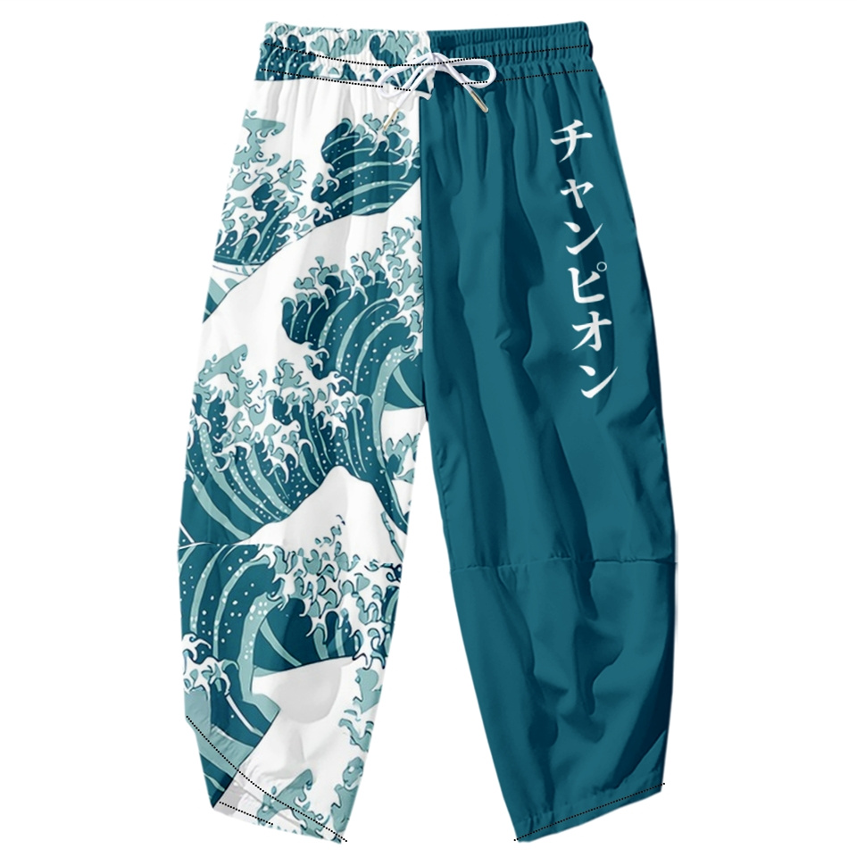 Kimono Yukata Cotton - The Great Wave of Kanagawa Kimono