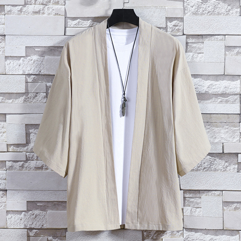 Men's Kimono Cardigan Japanese - Kimono Yukata Cotton 评论和价格