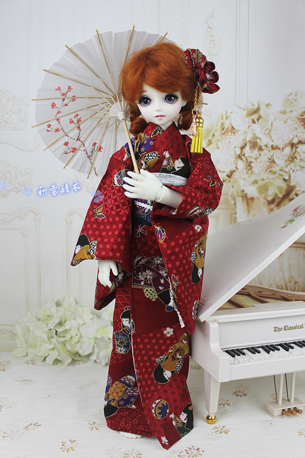1/6 1/4 1/3 BJD Japanese Kimon - Japanese Girl Lifestyle 评论和价格