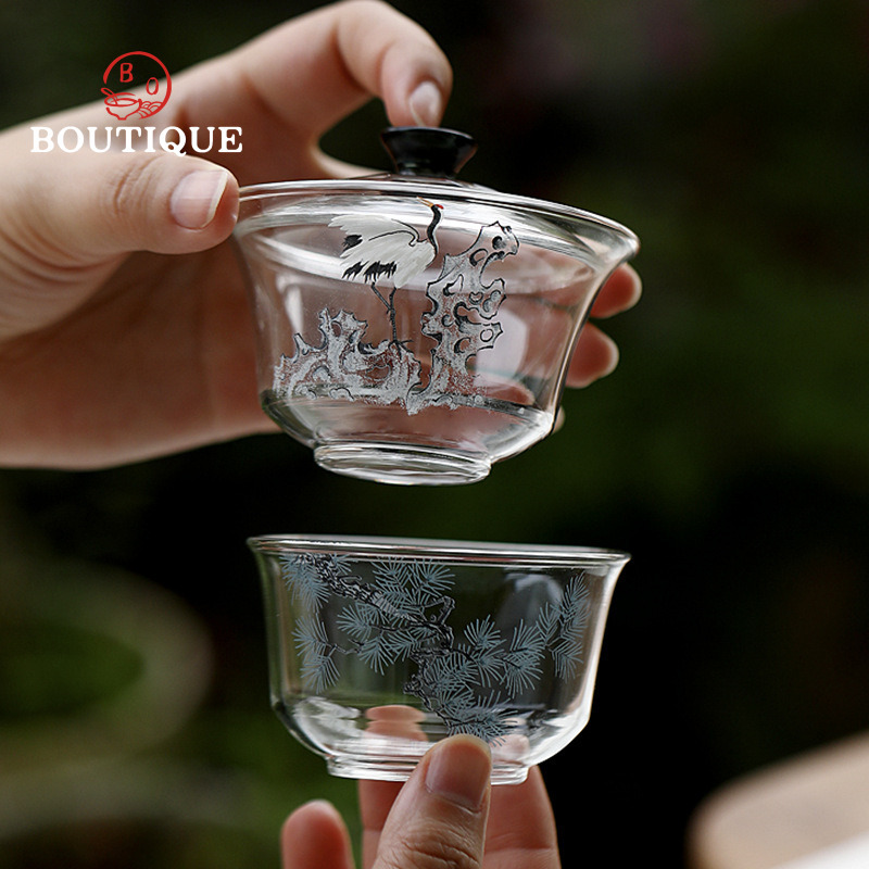 Pine And Crane Gaiwan Original - Matcha Bowl Chawan 评论和价格