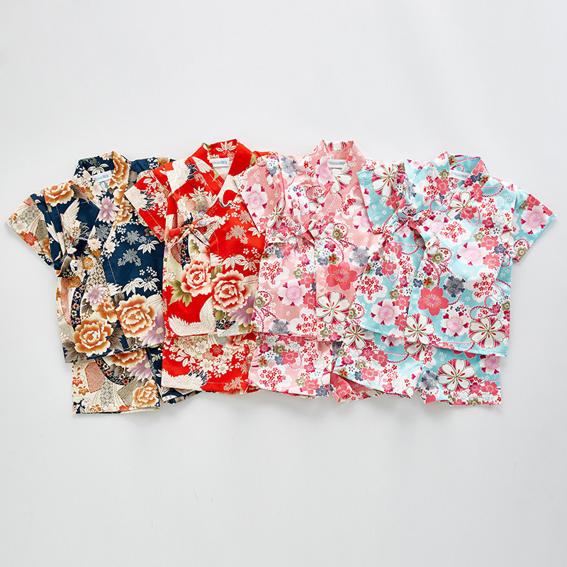 Summer Children Yukata Clothin - Kimono Yukata Cotton 评论和价格