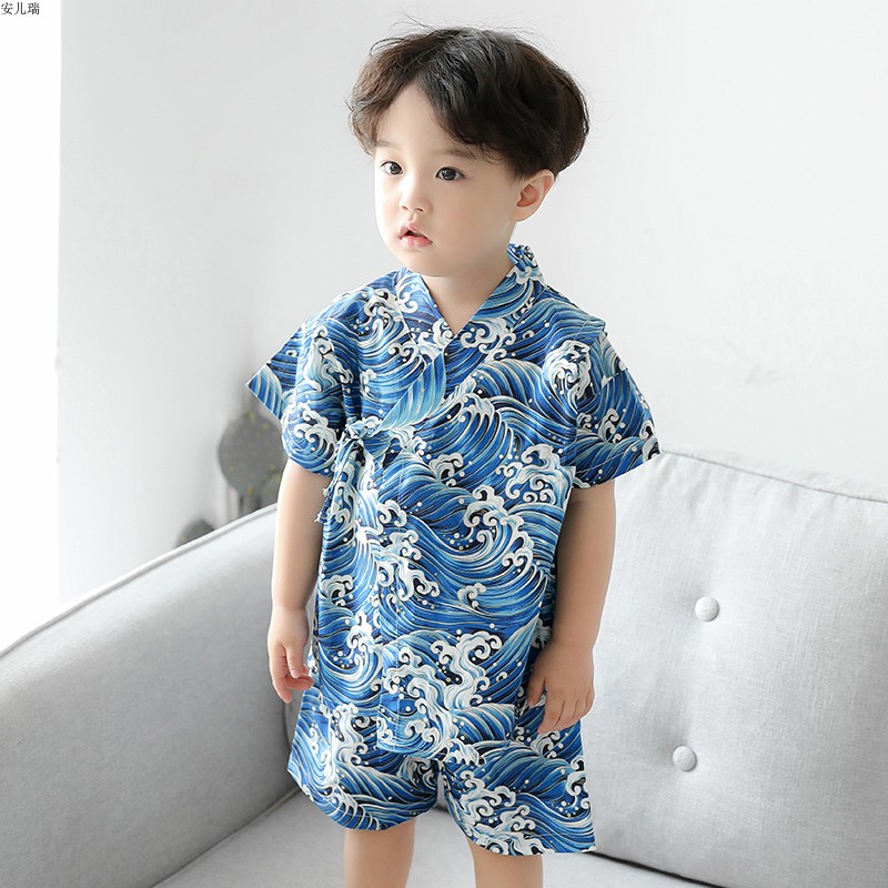 Summer Children Yukata Clothin - Kimono Yukata Cotton 评论和价格