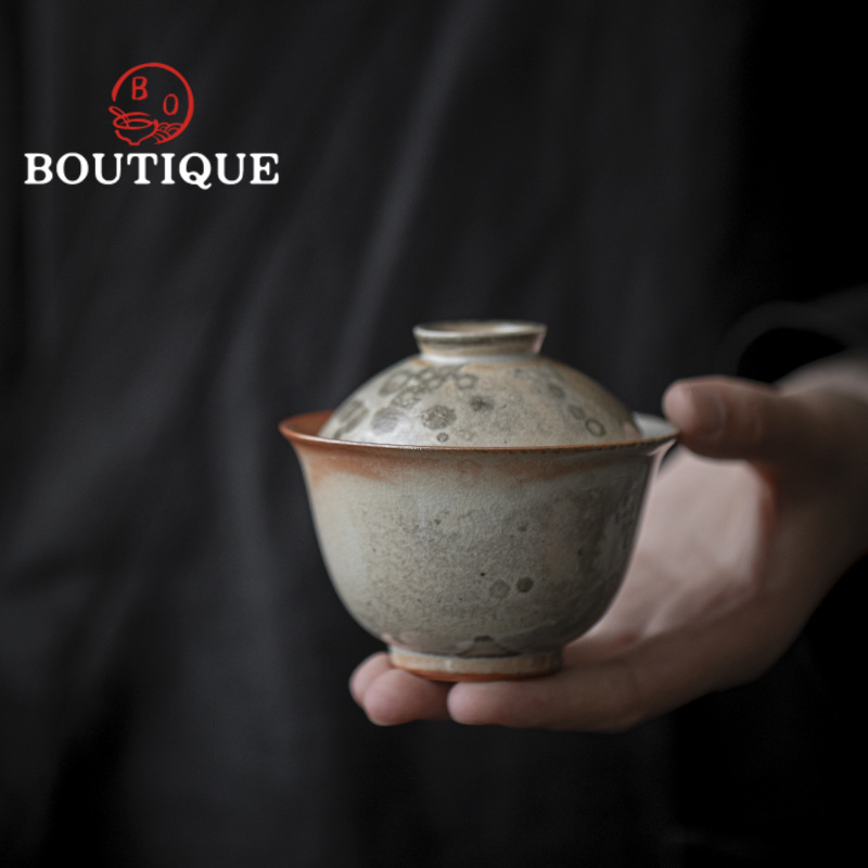 Retro Firewood Change Kiln Ink - Matcha Bowl Chawan 评论和价格